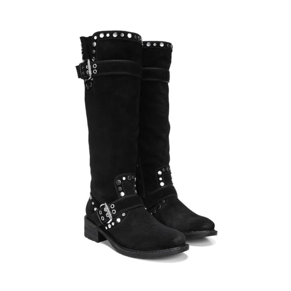 Sam Edelman Black Studded Winter Boots